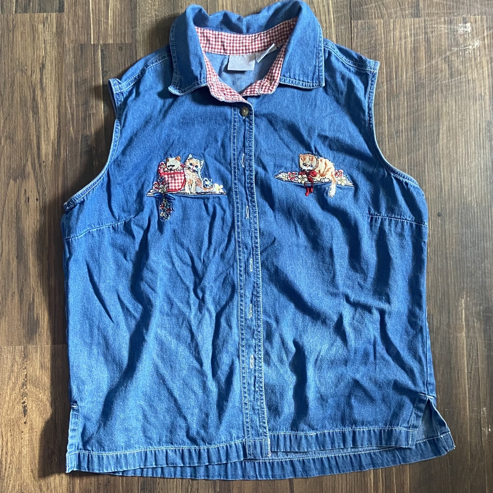 Kitty Jean Vest 🐱